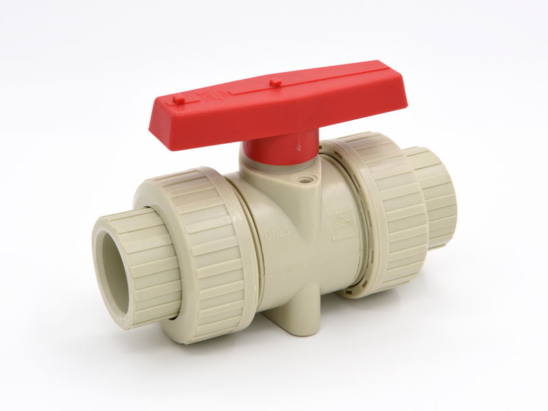 VP-640 雙邊由令球閥 Double Union Ball Valve - 手動閥門 - 產品資訊 - 嘉澎塑膠有限公司